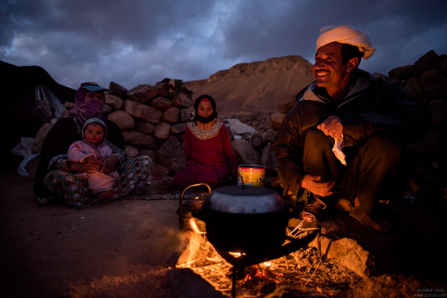 Dinner time - Ait Atta Nomads - Arhal project